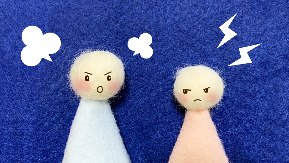 画像:そうカッカしないでを英語で言うと?