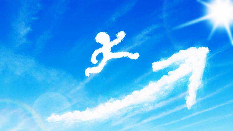 画像:「前向きにとらえようよ」を英語で言うと?